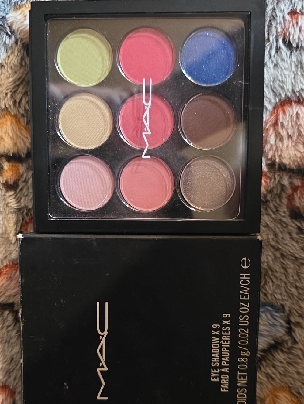MAC Cosmetics 9-Color Eyeshadow Palette — Flamingo Park BRAND NEW